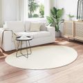 vidaXL Koberec HUARTE Krémová 120 x 170 cm Polyester