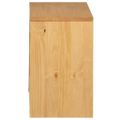 vidaXL Nočný stolík SAUDA dub 44x35x56 cm masívna borovica
