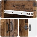 vidaXL Sada skríň 2 ks 66 x 34,5 x 90 cm Kompozitné drevo Staré drevo