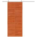 vidaXL Zavesené posuvné dvere Voskovo hnedá 90 x 208 cm