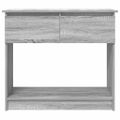 vidaXL konzolový stolík so zásuvkami sivý sonoma 85,5x38,5x74,5 cm