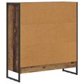 vidaXL Knižnica 80 x 30 x 86,5 cm Kompozitné drevo Staré drevo
