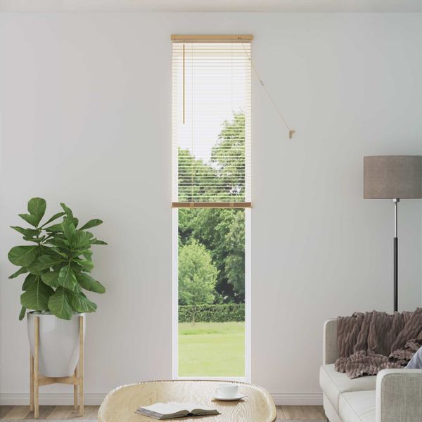 vidaXL Žalúzia Svetlohnedá s Vzorom 213 x 60 cm 25 mm PVC