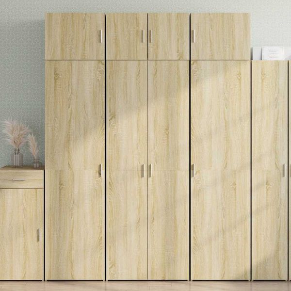 vidaXL Úložná skrinka dub sonoma 70x42,5x225 cm kompozitné drevo