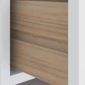 vidaXL Lavica do predsiene SANDNES biela 87x40x50 cm borovicový masív
