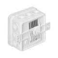 Krabica inštalácie rozbočovacia FD 12 ORNO OR-JB-13802W, plastová, s odkladacím víčkom, 12x 2,5 mm2, na omietku, IP54
