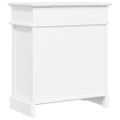 vidaXL Skrinka na topánky biela 50x28x58 cm drevo paulovnie