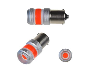 Auto žiarovka LED BA15s 9-60V 12W STU červená balenie 2ks