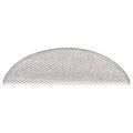 vidaXL Schodové rohože samolepiace sisalové 30 ks 56x17x3 cm platinové