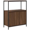 vidaXL Kúpeľňová skrinka s policami dub hnedý 76,5x35x95 cm
