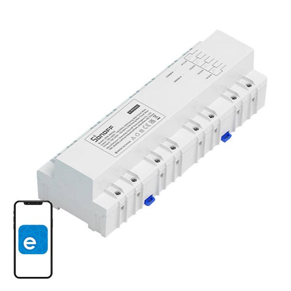 Inteligentný spínač Sonoff SPM-4Relay 4 x 20A WiFi