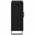 vidaXL Servírovacia skriňa Čierny dub 69,5 x 34 x 90 cm