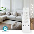 Predlžovací kábel NEDIS WIFIP313EWT SmartLife /2m/Wi-Fi/16A/3680W/4xzásuvka/