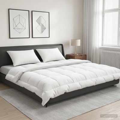 vidaXL Súprava paplóna a vankúša 3 ks 200x240 cm Leto 140 GSM Vlnka