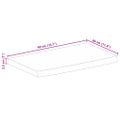 vidaXL Stolová doska živá hrana 40x30x2,5 cm masívne mango