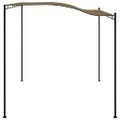 vidaXL Tieniaca plachta 3x2,4 m, sivohnedá 180 g/m²