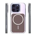 Puzdro Etteri Hidden Pearl pre iPhone 15 Pro 6,1" hnedá