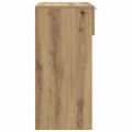 vidaXL Konzolový stolík Artisan Dub 90x36x75 cm Konštruktérske drevo