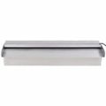 Obdĺžniková bazénová fontána/vodopád s LED, nehrdzavejúca oceľ 45 cm