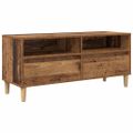 vidaXL TV skrinka 100 x 34,5 x 44,5 cm Staré drevo Kompozitné drevo