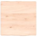 vidaXL Stolová doska 40x40x(2-4) cm neošetrený masív živé hrany