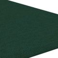 vidaXL Nástenné panely 12 ks tmavozelené 30x30 cm látkové 0,54 m²