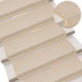 vidaXL Samolepiace nášľapy na schody sisal 30 ks 65x21x4 cm Berber