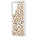 Puzdro Guess IML Leopard Print Triangle MagSafe pre Samsung Galaxy S26 Ultra hnedé