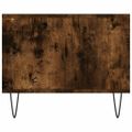 vidaXL Konferenčný stolík dymový dub 90x50x40 cm kompozitné drevo