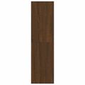 vidaXL Nástenné TV skrinky 2 ks hnedý dub 30,5x30x110 cm