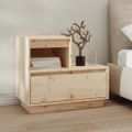 vidaXL Nočné stolíky 2 ks 60x34x51 cm masívne borovicové drevo