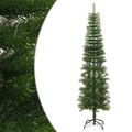 vidaXL Umelý úzky vianočný stromček s podstavcom 210 cm PE