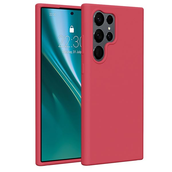 Etteri Silicone obal pre Samsung Galaxy S23 Ultra malinová