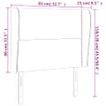 vidaXL Čelo postele so záhybmi hnedé 83x23x118/128 cm umelá koža