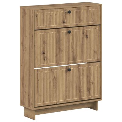 vidaXL Skriňa na topánky EDE 78 x 24 x 103 cm Kompozitné drevo