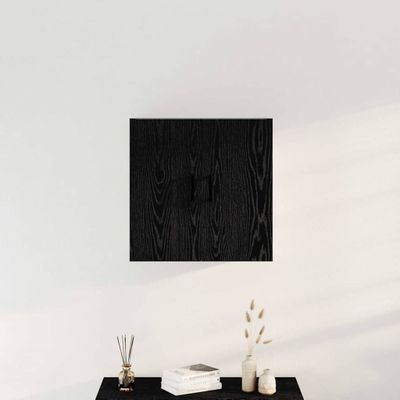 vidaXL Závesná skrinka Čierny dub 60 x 31 x 60 cm Kompozitné drevo