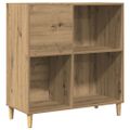vidaXL Skrinka na platne dub artisan 84,5x38x89 cm kompozitné drevo