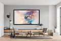 ELITE SCREENS plátno v pevném rámu 110" (279,4cm)/ 16:9/ 137×243,5cm/ gain 1.1/ rám černý 6cm Projekcní plátno, v pevném rámu, 110" (279,4 cm), 16:9, 136,9 x 243,5 cm, Gain 1,1, rám cerný 6 cm