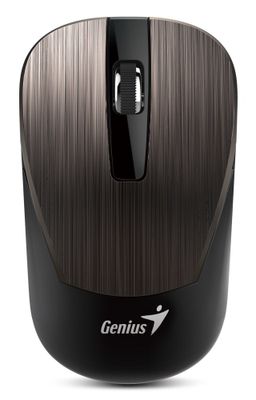 POŠKOZENÝ OBAL - GENIUS NX-7015/ 1600 dpi/ Blue-Eye senzor/ bezdrátová/ čokoládová Myš, bezdrátová, optická, 1600dpi, 3 tlacítka, Blue-Eye senzor, USB, cokoládová - POŠKOZENÝ OBAL