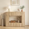 vidaXL Konzolový stôl Sonoma dub 101 x 29 x 74 cm Konštruované drevo