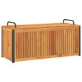 vidaXL Vonkajší box na vankúše 110x45x42/53 cm masívna akácia a oceľ