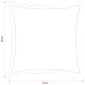 vidaXL Poťah na podložku 2 pcs HOUTEN Ružová 60 x 60 cm Zamat