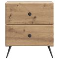 vidaXL Nočný stolík 2 ks Dub artisan 43 x 34,5 x 47,5 cm