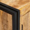 vidaXL Servírovacia skriňa Hnedá 80 x 33 x 70 cm mangový masív