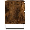 vidaXL Nočné stolíky 2 ks dymový dub 40x35x50 cm kompozitné drevo