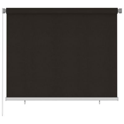 vidaXL Vonkajšia zatemňovacia roleta 180x140 cm hnedá HDPE