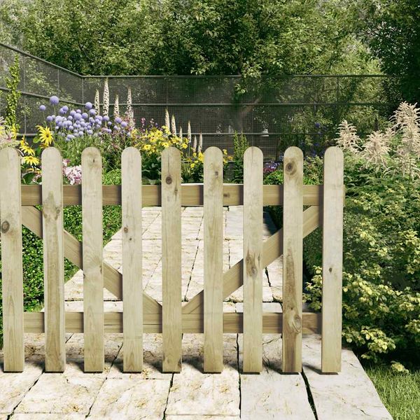 vidaXL Latkové plotové brány 2 ks 100x300 cm impregnované drevo
