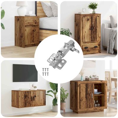 vidaXL Pánt 12 pcs Niklová 139 x 64,1 x 10 mm Železo