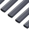 vidaXL 100 ks plotové upínacie lišty antracitové PVC