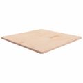 vidaXL Štvorcová stolová doska 90x90x2,5 cm neošetrený dubový masív